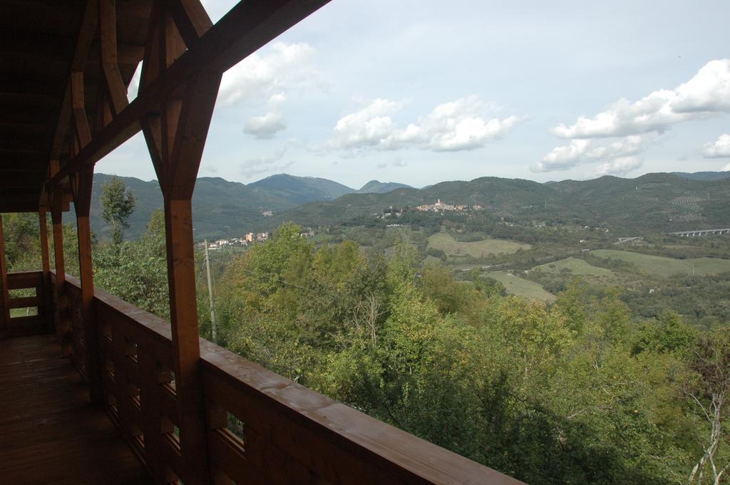 Chalet Dei Parchi Saracinesco Exterior foto